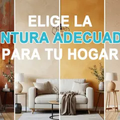 Elige la pintura adecuada para tu hogar. Diferencia entre esmalte y pintura, texturas y acabados para decorar.