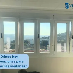 Ventanas Venstal de nueva generación con vistas a la ciudad. ¿Buscas subvenciones para cambiar tus ventanas?