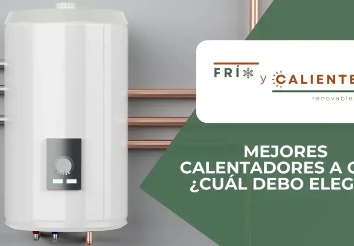 Calentador a gas blanco. Guía para elegir entre calentador estanco y atmosférico.