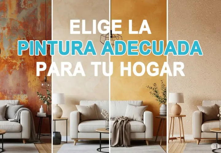 Elige la pintura adecuada para tu hogar. Diferencia entre esmalte y pintura, texturas y acabados para decorar.