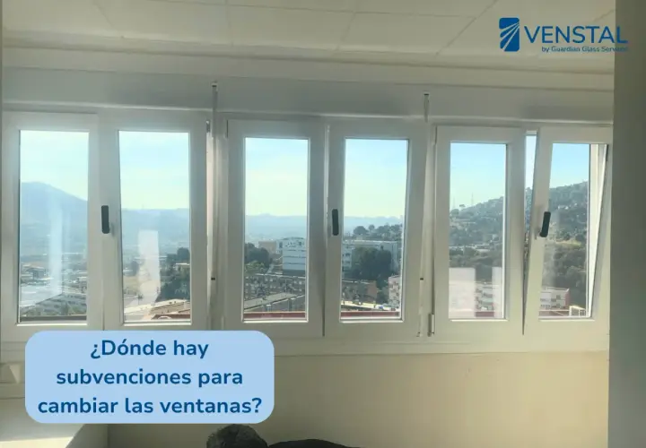 Ventanas Venstal de nueva generación con vistas a la ciudad. ¿Buscas subvenciones para cambiar tus ventanas?
