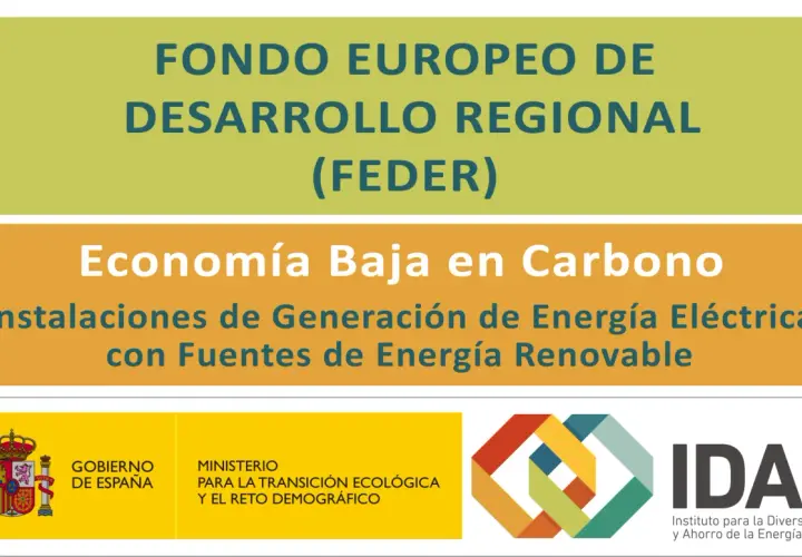 Fondo Europeo de Desarrollo Regional (FEDER) promueve la economía baja en carbono y la generación de energía eléctrica renovable. Busca subvenciones eficiencia energética Castilla y León.