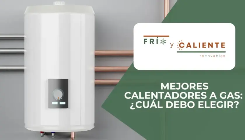 Calentador a gas blanco. Guía para elegir entre calentador estanco y atmosférico.