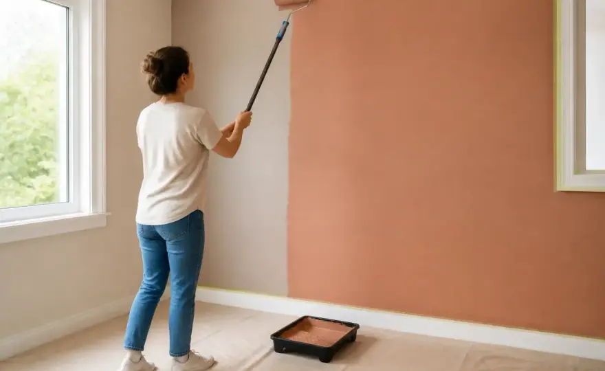 Cómo pintar paredes sin marcas y con un acabado duradero