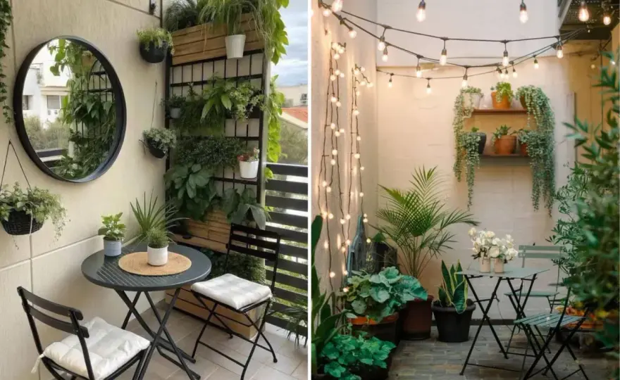 Decoración de terrazas pequeñas para ganar espacio y confort