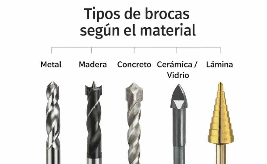 Brocas para pared - ¿Cuál usar para cada material?