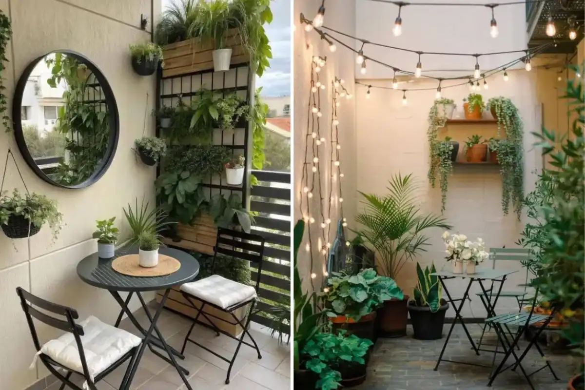 Decoración de terrazas pequeñas para ganar espacio y confort