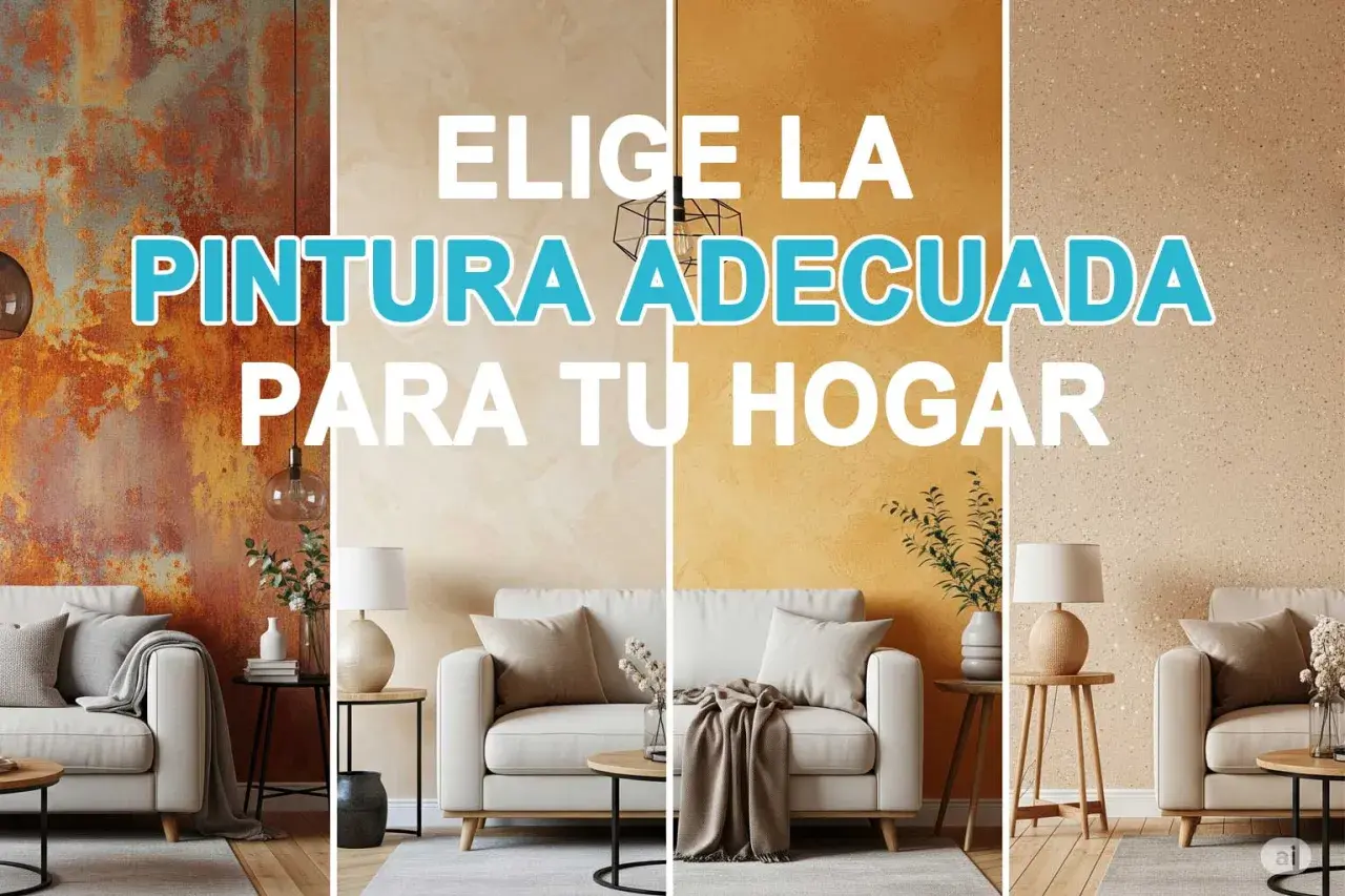 Elige la pintura adecuada para tu hogar. Diferencia entre esmalte y pintura, texturas y acabados para decorar.
