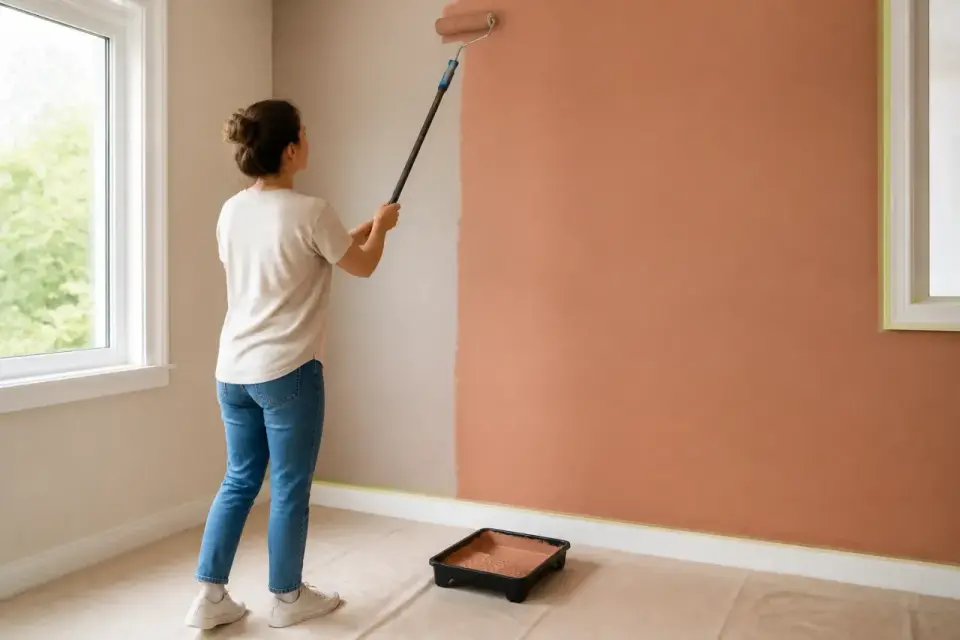 Cómo pintar paredes sin marcas y con un acabado duradero